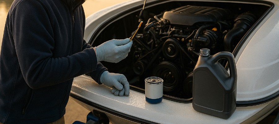 Boat Engine Oil Change Intervals & Maintenance Tips Boat Engine Oil Change Intervals & Maintenance Tips